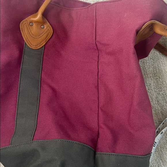 L.L BEAN Burgundy Tote Bag - Picture 7 of 9